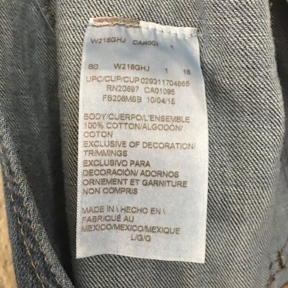 new Women's Bib Overall Jeans Size 29 - Picture 3 of 6